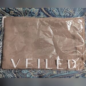 Veiled Georgette Crepe Hijab - Truffle